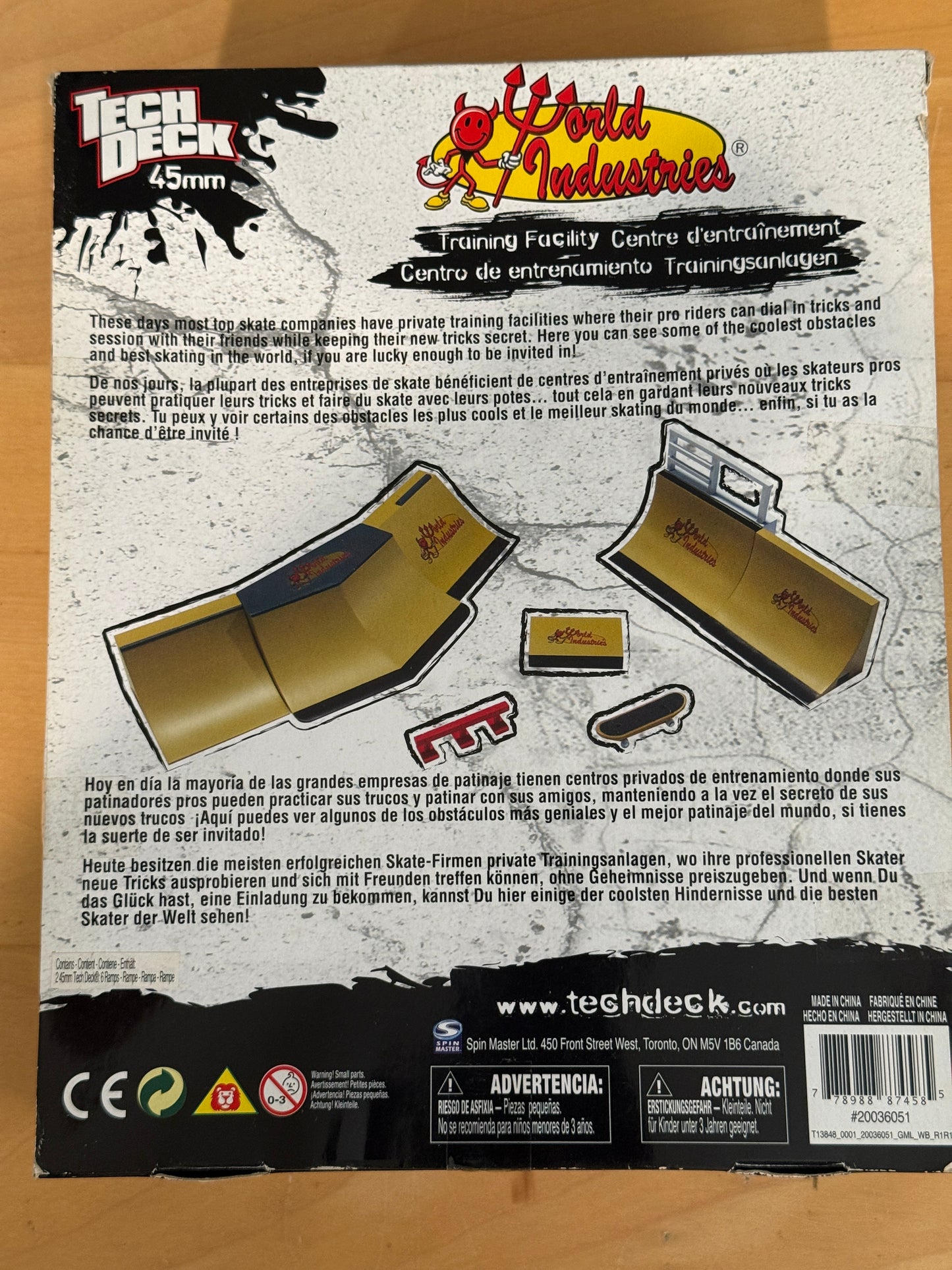 Vintage Tech Deck 45mm Mini Boards – World Industries Training Facility Set | Target Exclusive | Sealed