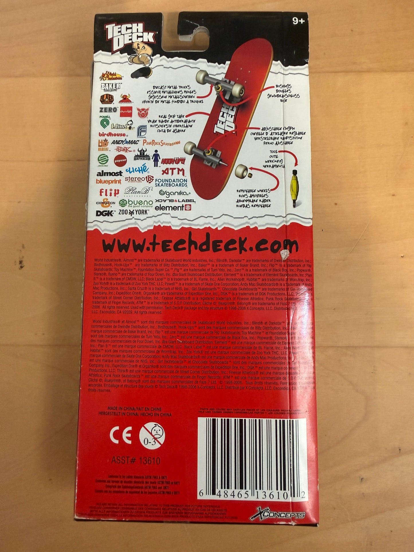 Vintage Tech Deck 96mm 5-Pack – Zero Skateboards Graphics | Sealed