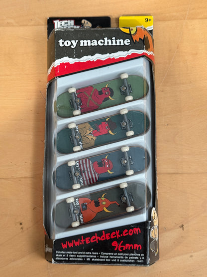 Vintage Tech Deck 96mm 4-Pack – Toy Machine Graphics | Sealed