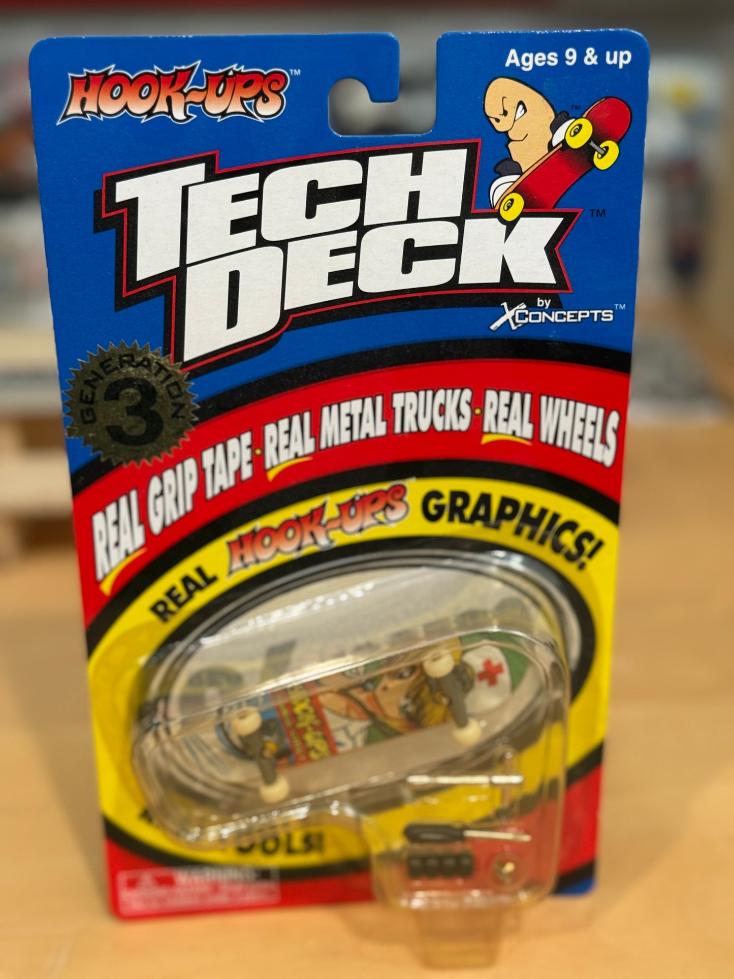 Tech Deck Hook-Ups Nurse Board (1998) – Vintage G3 | Sealed | VHTF