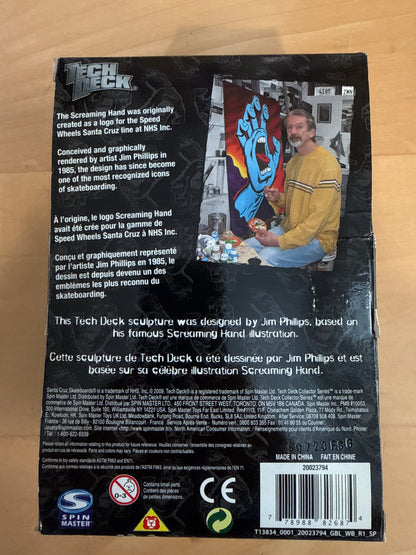 Tech Deck Collector Series Jim Phillips Screaming Hand Santa Cruz Display – NIB