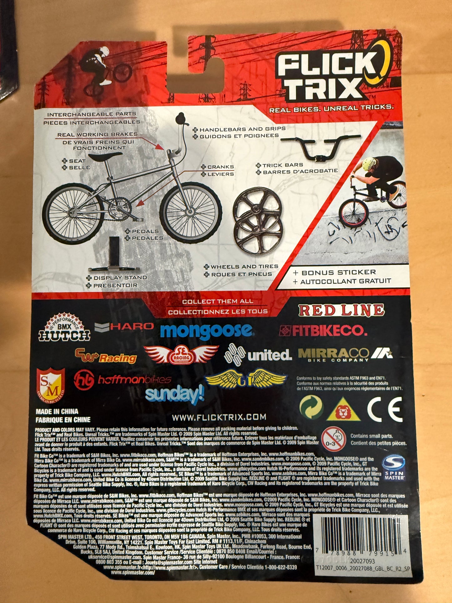 Flick Trix Hutch TrickStar BMX Finger Bike Collector Lot