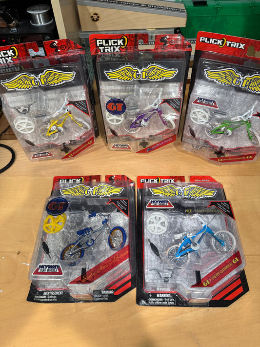 Flick Trix GT BMX Finger Bike Lot Performer World Tour Santa Ana California